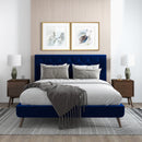 Dillon - Mid-Century Platform Bed by HouseOfZazla