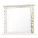 Cinderella - Bedroom Mirror With LED Frame Lighting (Dresser Not Included) - Beige by HouseOfZazla
