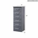 Boston Wood Lingerie Chest Smooth Roller Drawer Glides by Unique Piece Furniture