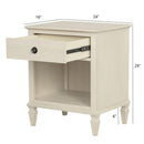Victoria - Nightstand With Open Storage by HouseOfZazla