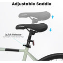 A28320-CREAM 700C Road Bike 21 Speed, Suspension Fork, Disc Brakes, Men's Women's Road Bike