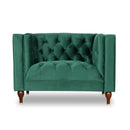 Evelyn - Mid-Century Modern Tufted Back Lounge Chair
