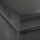 Avalon - Contemporary Storage Ottoman Bench by HouseOfZazla