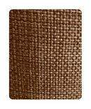 Moderne Flush Mount Conversion Kit 18"w Chocolate Burlap Shallow Drum Lampshade by LampsUSA