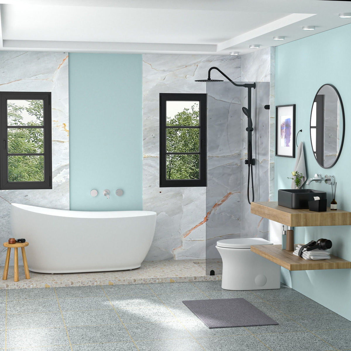 Sleek Ceramic Rectangular Vessel Bathroom Sink, photo 17 of 17