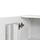 Wall Cabinet with Glass Door and Adjustable Shelves by HouseOfZazla