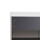 Modern Freestanding Bathroom Vanity With Soft Close Cabinet Doors by HouseOfZazla