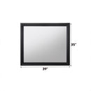 Ireland - 40" Mirror - Black by Unique Piece Furniture