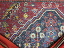 2'X 4' Antique Handmade Turkish Floral Oriental Wool Rug Pillow Case Cushion