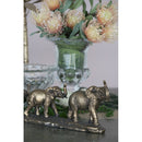 17.9" Elephant Family Statue