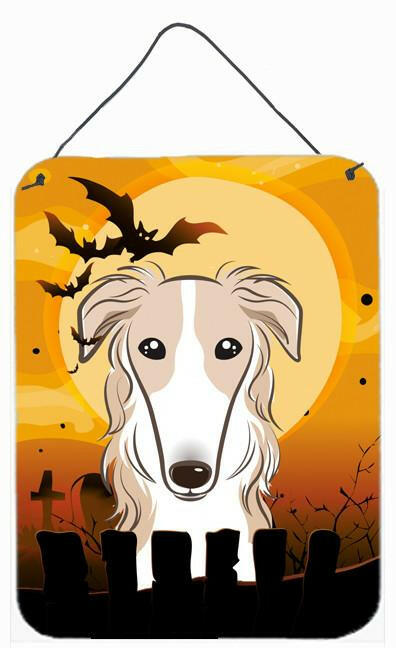 Halloween Borzoi Wall or Door Hanging Prints BB1786DS1216