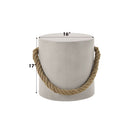 Gene - Accent Table - Natural Gray