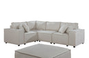 Melrose - Modular Sectional Sofa With Ottoman by HouseOfZazla