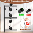 2 Tier Clothing Rack With Cover Portable Wardrobe Closet Covered Garment Rack with 4 Wheels 2 Hanging Rods 2 Hook Racks 35.43x17.13x72.44in