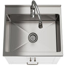 Reed - Deluxe Laundry Cabinet With Pull-Out Faucet And Stainless Steel Sink by Unique Piece Furniture