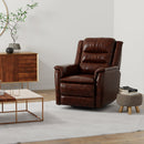 Swivel Recliner With Manual Adjustable Footrest by HouseOfZazla