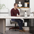 330LBS Executive Office Chair, Ergonomic Design High Back Reclining Comfortable Desk Chair - White