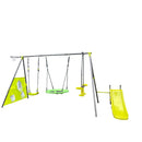 Interesting Six Function Swingset With Net Swing Metal Plastic Safe Swing Set 440Lbs For Outdoor Playground For Age 3+ With 31.5" Net Swing - / by HouseOfZazla