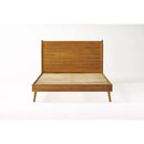 Okioki Mid-Century Wood Bed by HouseOfZazla