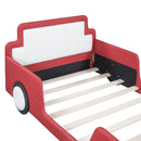 Race Car Shaped Platform Bed With Wheels by Unique Piece Furniture