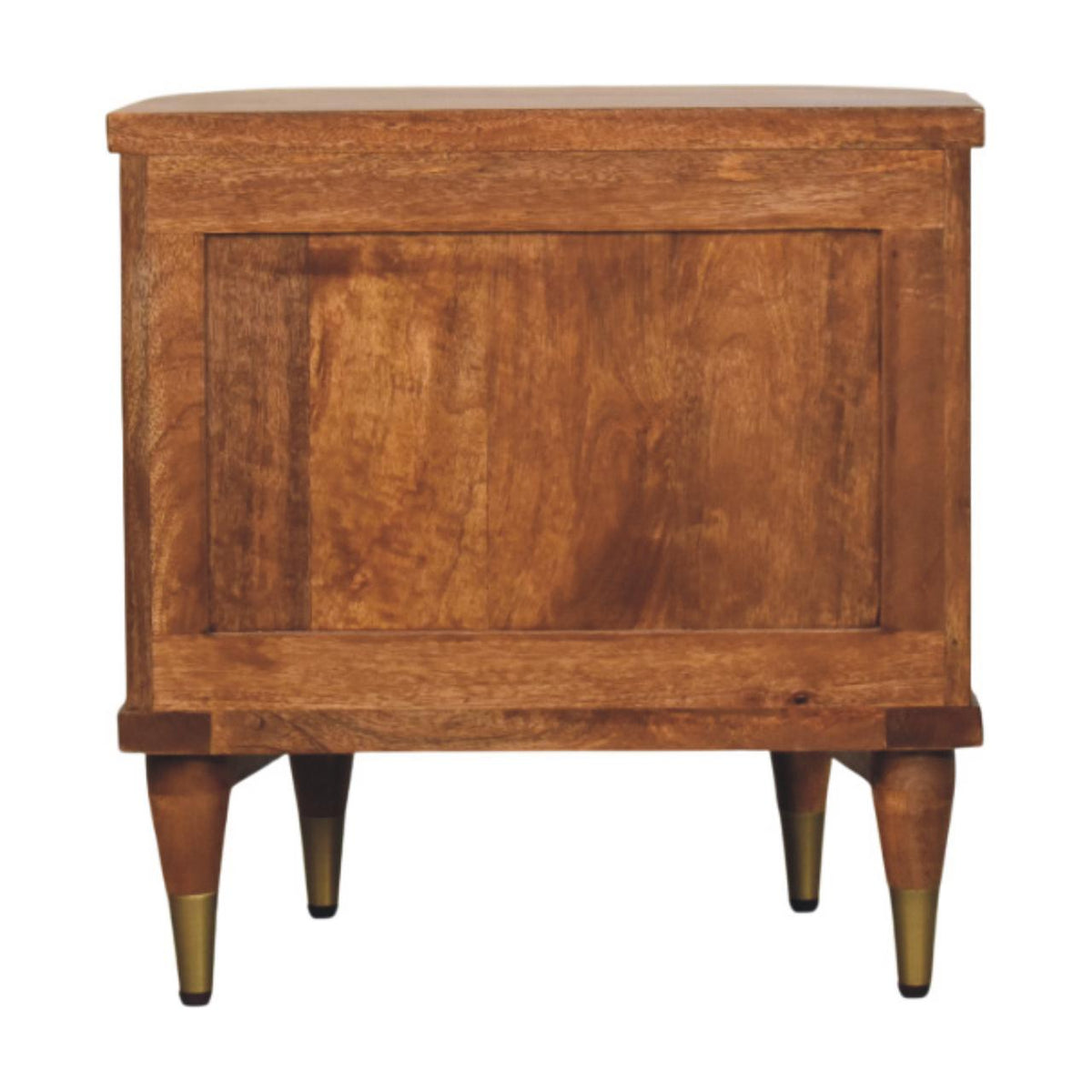 Solid Wood Ribbed Bedside Table, photo 7 of 10