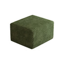 Green Sofa Ottoman – Plush Corduroy Fabric