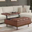 Mariah - Upholstered Lift Top Table Storage Ottoman by Unique Piece Furniture