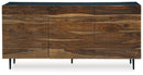 Darrey - Accent Cabinet - Natural / Brown