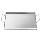23x16 in Flat Top Griddle Stainless Steel Universal BBQ Grill Pan Cookware by HouseOfZazla