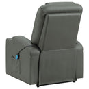 Macklin - Power Lift Massage Recliner With Heat And Dual Cupholders