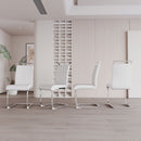 Modern Dining Chairs With Padded Seat, High Back by Unique Piece Furniture