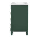 Bathroom Vanity With Sink, Compact Cabinet & 2 Drawers And Adjustable Shelf by HouseOfZazla