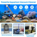 Multifunctional Electric Aquarium Gravel Cleaner Kit Length Adjustable Automatic Fish Tank Vacuum Cleaner Change Water Wash Sand Filter Dirt Removal