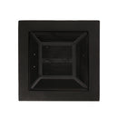 Outdoor Square MGO Wood Burning Fire Pit - Dark Gray