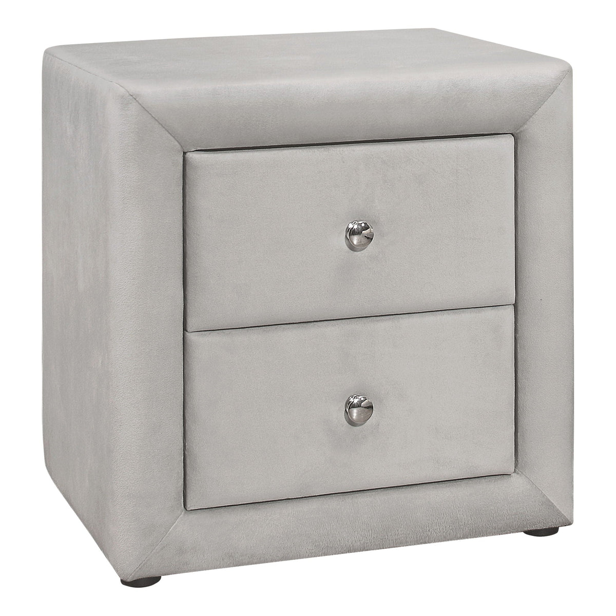 Nightstand, Storage Drawer Versatile Use, Upholstered, Transitional, photo 4 of 33