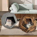 25.98'' Modern Pet Furniture Cat Carrier, Sofa Side Table, Planter MDF Multifunctional Furniture, Burmese Sumac