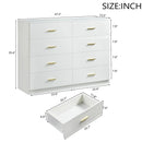 Modern Drawer Dresser For Bedroom, Ample Storage Wide Chest Of Drawers by Unique Piece Furniture
