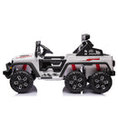 24V Ride On Large PickUp Truck car for Kids,ride On 4WD Toys with Remote Control,Parents Can Assist in Driving,Bluetooth music version,Pickup truck design with spacious storage in the rear.