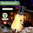 100 FT Solar String Lights Waterproof with Remote & USB Port by HouseOfZazla