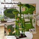 72in Cactus Cat Tree Tall Cat Tower for Indoor Cats by HouseOfZazla