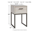 Socalle - One Drawer Night Stand by Unique Piece Furniture