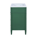 Bathroom Vanity With Top Sink, 2 Drawers & Tip Out Drawer by HouseOfZazla