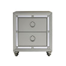 Chloe - Nightstand - Gemstone Silver by HouseOfZazla