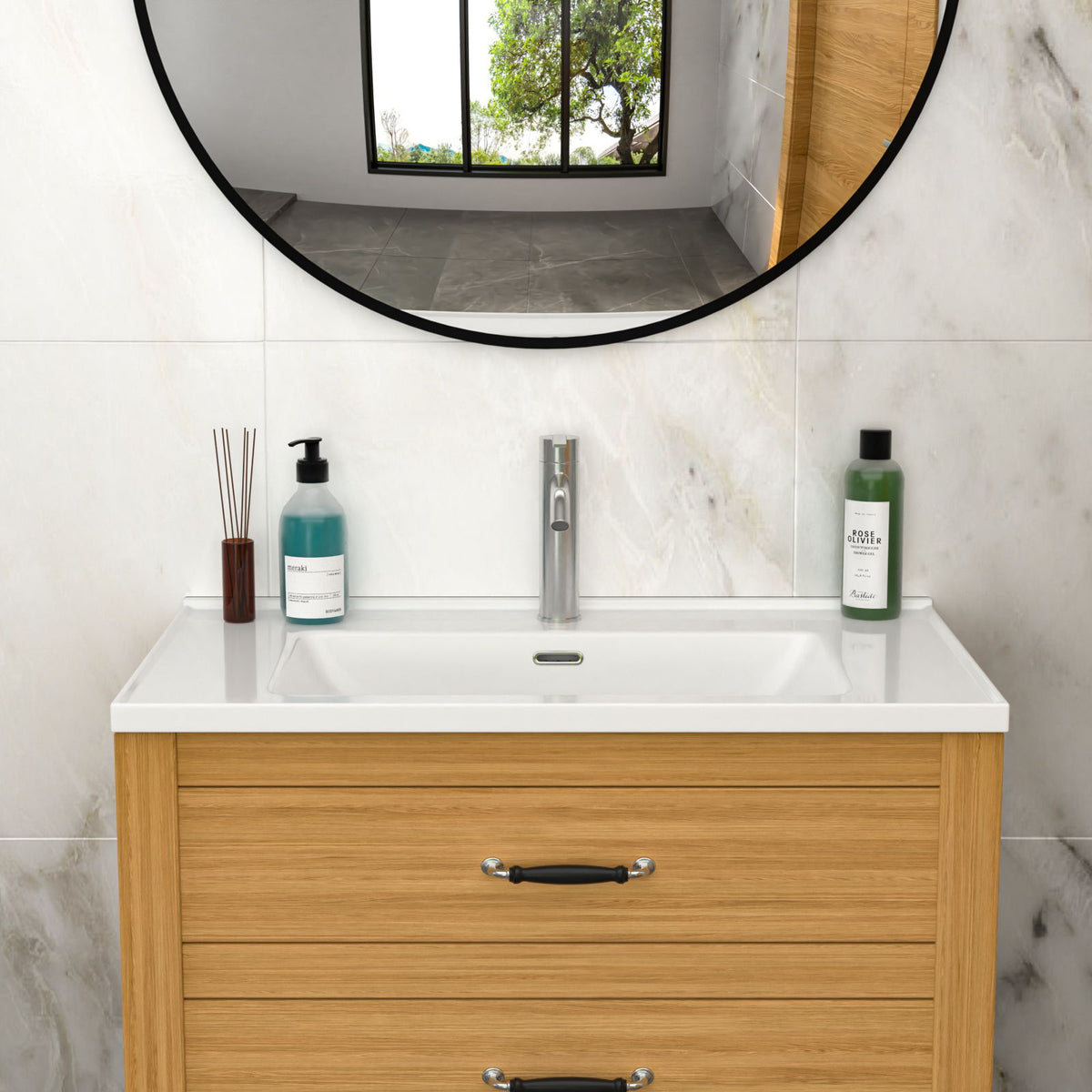 Modern Rectangular Vanity Top With Overflow For Bathroom, photo 19 of 19