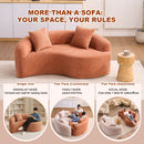 Tai Chi - Curved Dual Depth Loveseat by Unique Piece Furniture