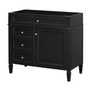 Bathroom Vanity With 2 Drawers And Tip-Out Drawer, Storage Cabinet by Unique Piece Furniture