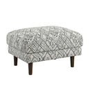 Abstract Ottoman - Black by HouseOfZazla