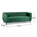 Miranda - Modern Glam 3 Seater Sofa by HouseOfZazla