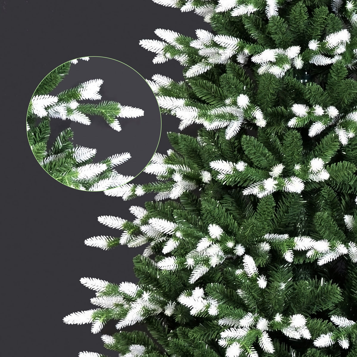 5FT Artificial Christmas Tree with White‑Tipped PE & PVC Mixed Tips, photo 4 of 7