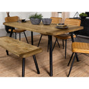 Governess - Rectangular Dining Table - Natural by HouseOfZazla